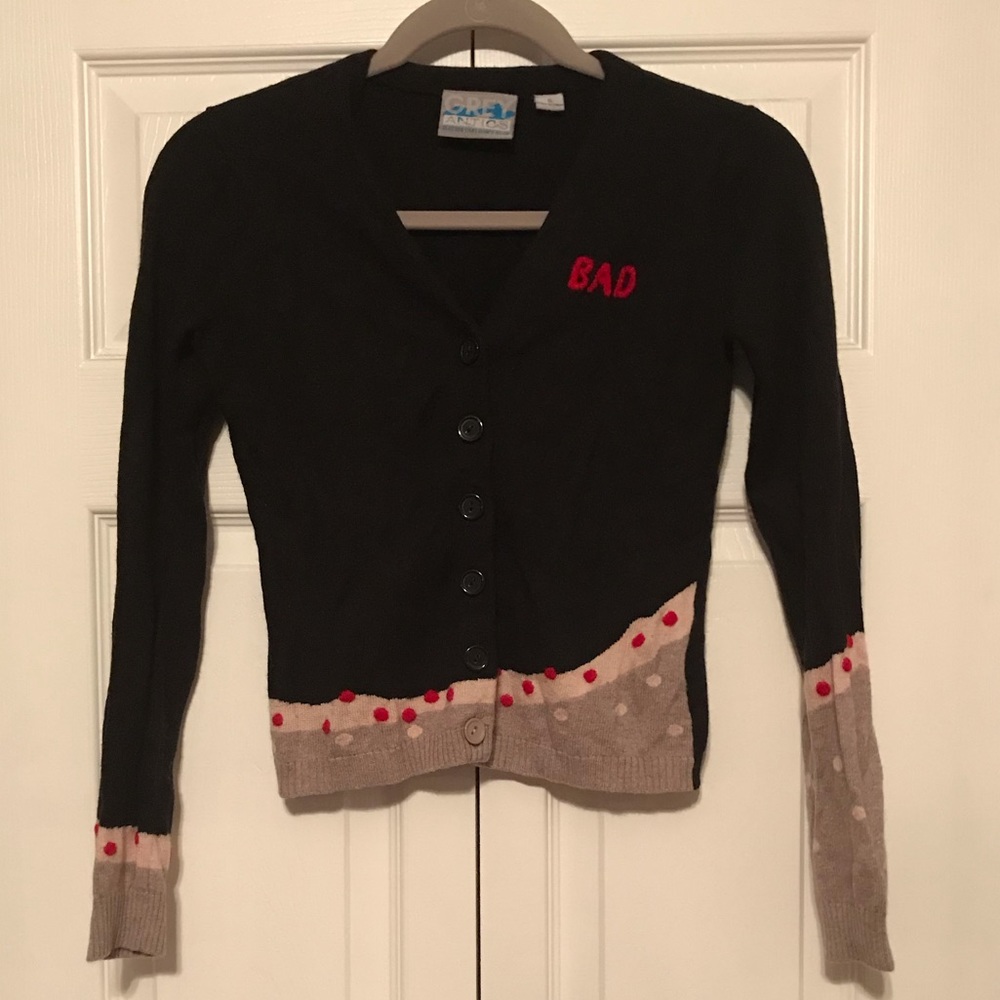 Cardigan Sweater Embroidered BAD